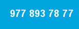 977 893 78 77 977 893 78 77